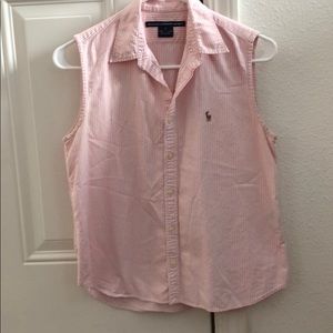 Polo Ralph Lauren sport seersucker sleeveless